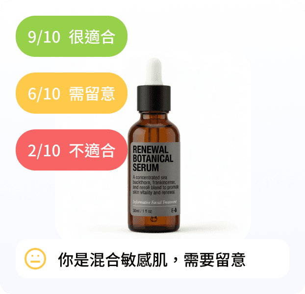 Skin suitability analysis example